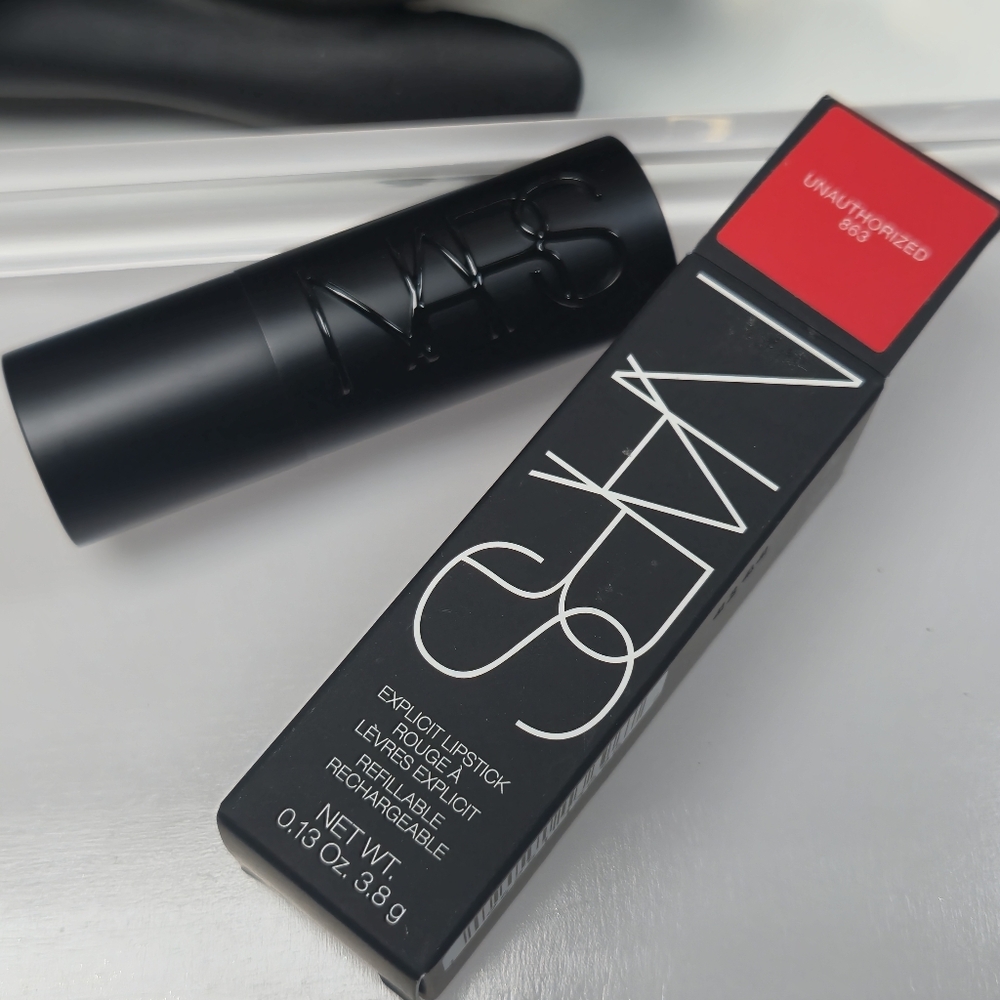 NWT- NARS Explicit Lipstick In Shade Unauthorized- BESTSELLER SHADE - Picture 2 of 6